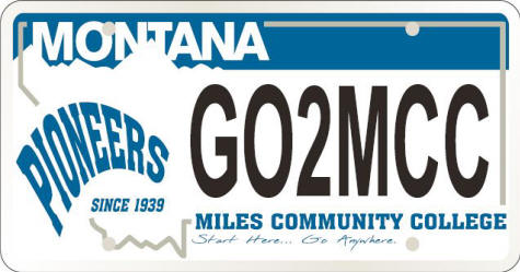 MCC License Plate