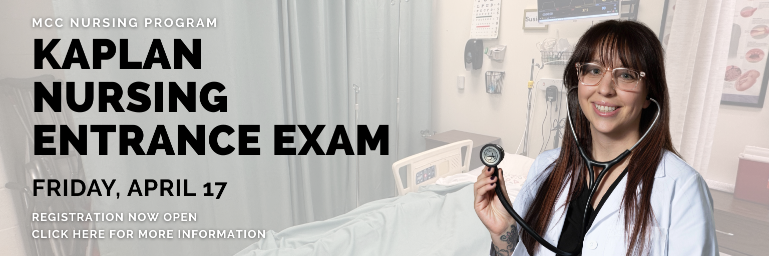 Graphic of Kaplan Nursing Entrance Exam; click for more information